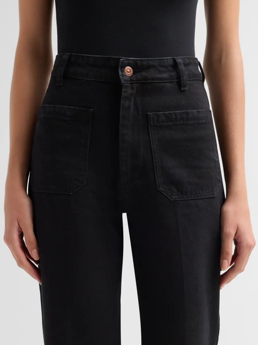 Victoria Beckham Women's Alina Patch Pocket Jeans | Thumbnail 5 Victoria Beckham Women's Alina Patch Pocket Jeans | Thumbnail 5
