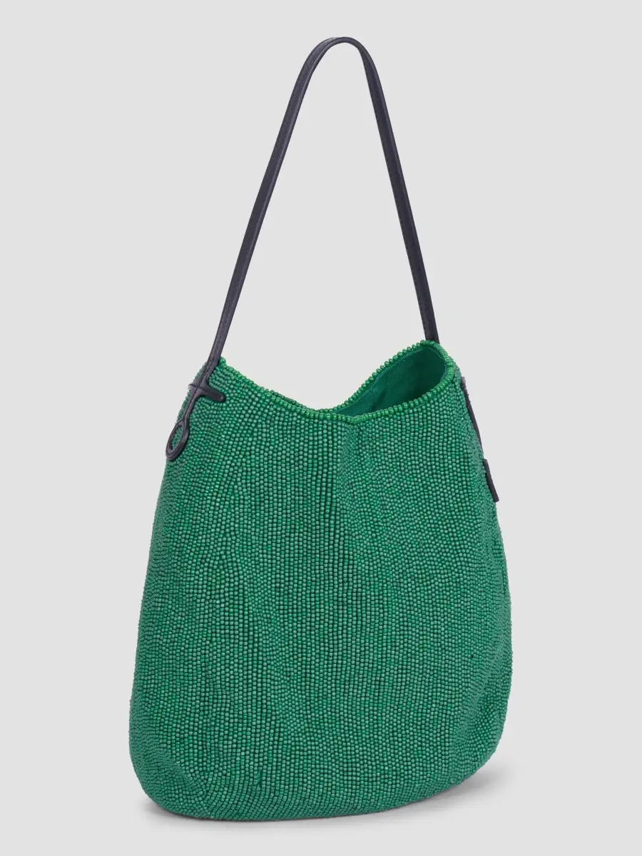 JW Anderson Men's Beaded Small Bulb Bag | Thumbnail 4 JW Anderson Men's Beaded Small Bulb Bag | Thumbnail 4