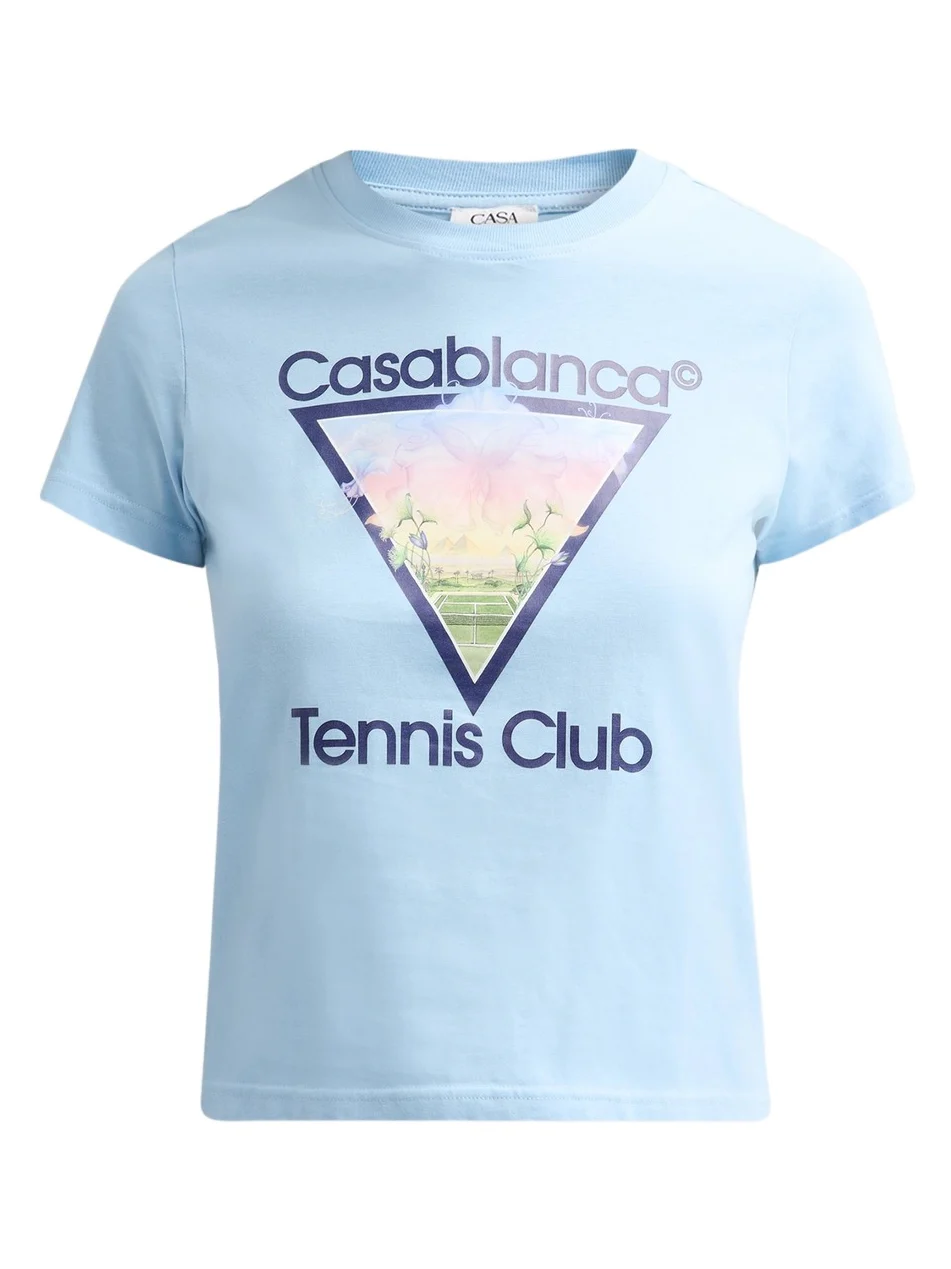 Casablanca Women's Tennis Club Icon Crewneck T-Shirt