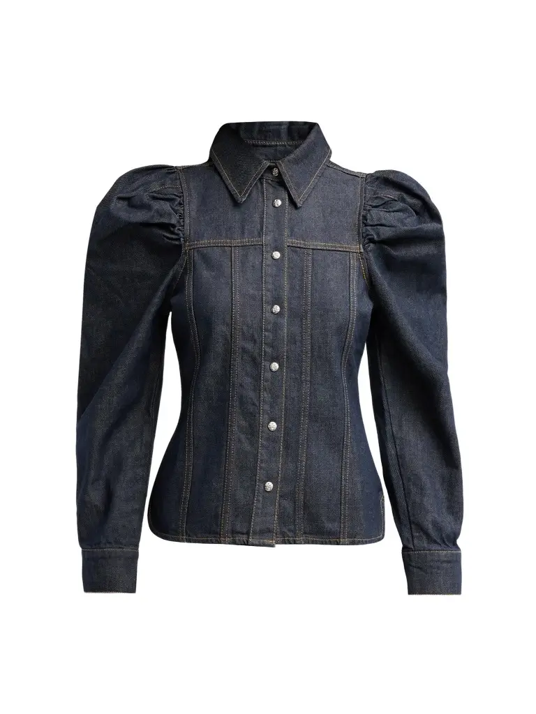 Women's Slub Denim Shirt Women's Slub Denim Shirt