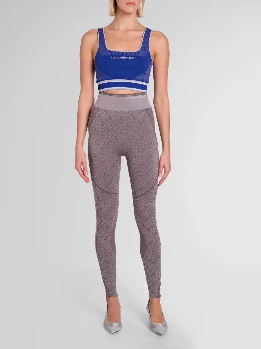 Casablanca Women's Seamless Monogram Leggings | Thumbnail 2 Casablanca Women's Seamless Monogram Leggings | Thumbnail 2