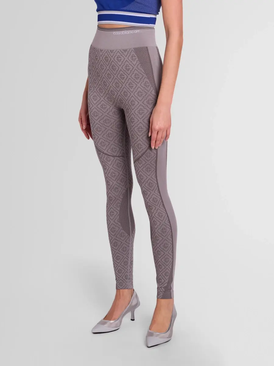 Casablanca Women's Seamless Monogram Leggings | Thumbnail 4 Casablanca Women's Seamless Monogram Leggings | Thumbnail 4