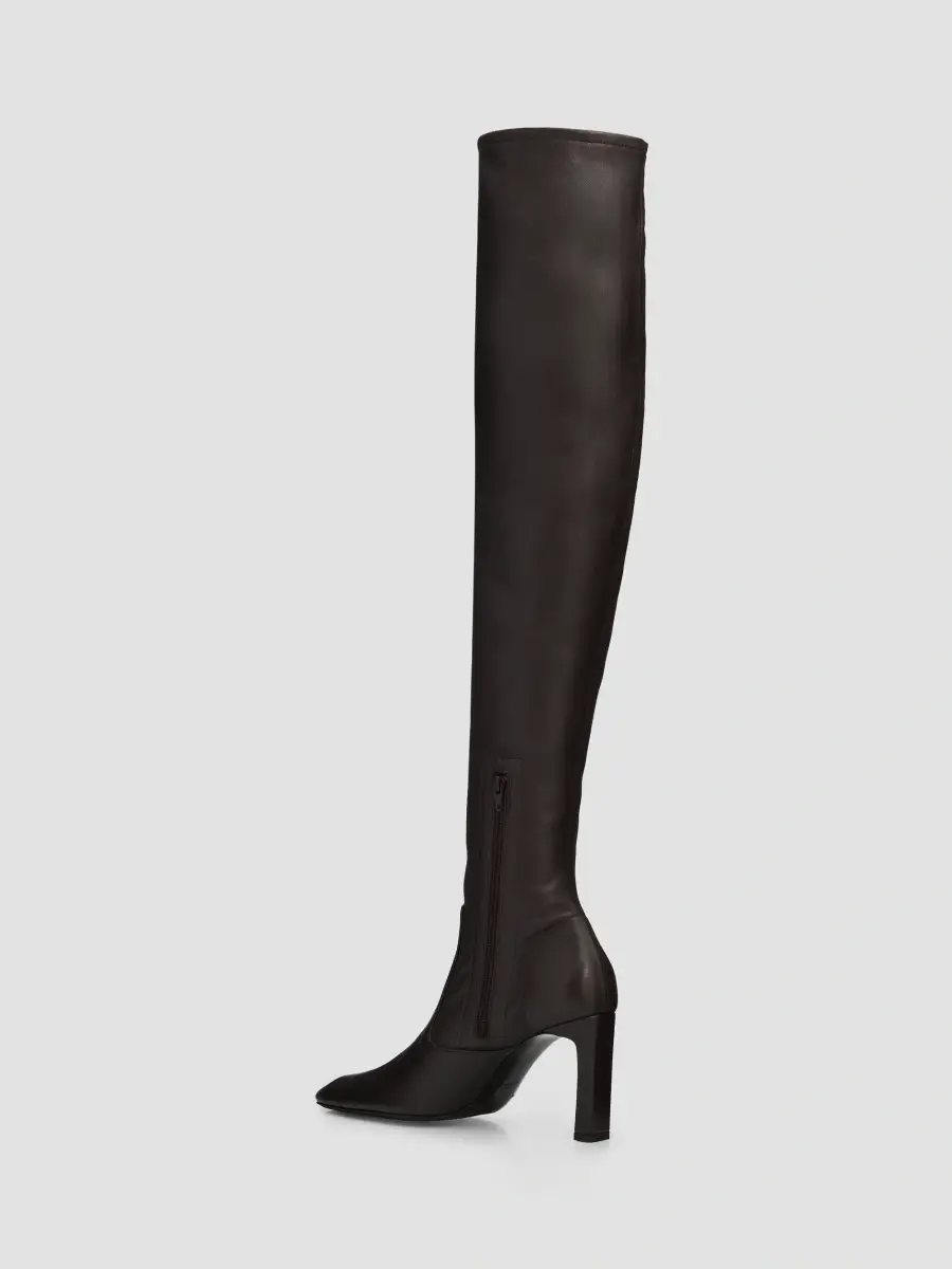 TOTEME Women's 85MM Leather Over-The-Knee Boots | Thumbnail 4 TOTEME Women's 85MM Leather Over-The-Knee Boots | Thumbnail 4