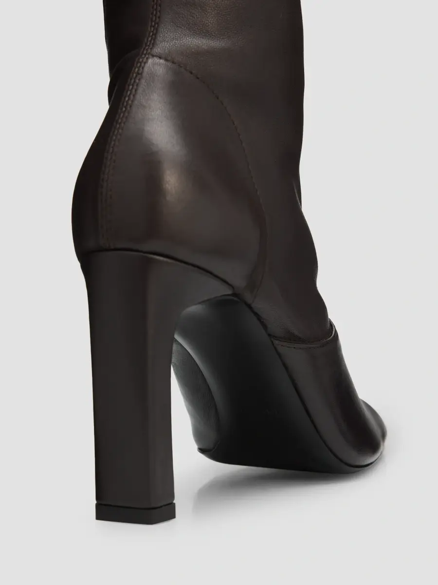 TOTEME Women's 85MM Leather Over-The-Knee Boots | Thumbnail 5 TOTEME Women's 85MM Leather Over-The-Knee Boots | Thumbnail 5