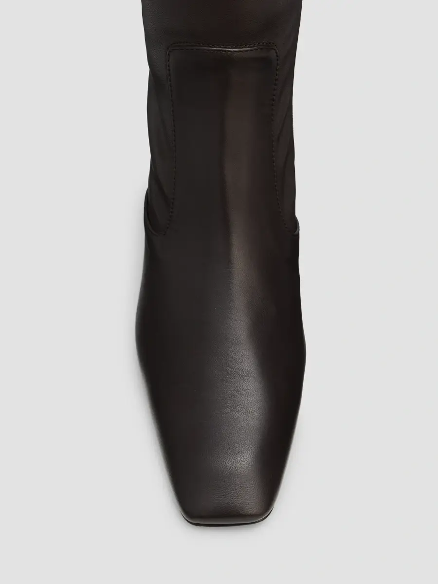 TOTEME Women's 85MM Leather Over-The-Knee Boots | Thumbnail 6 TOTEME Women's 85MM Leather Over-The-Knee Boots | Thumbnail 6
