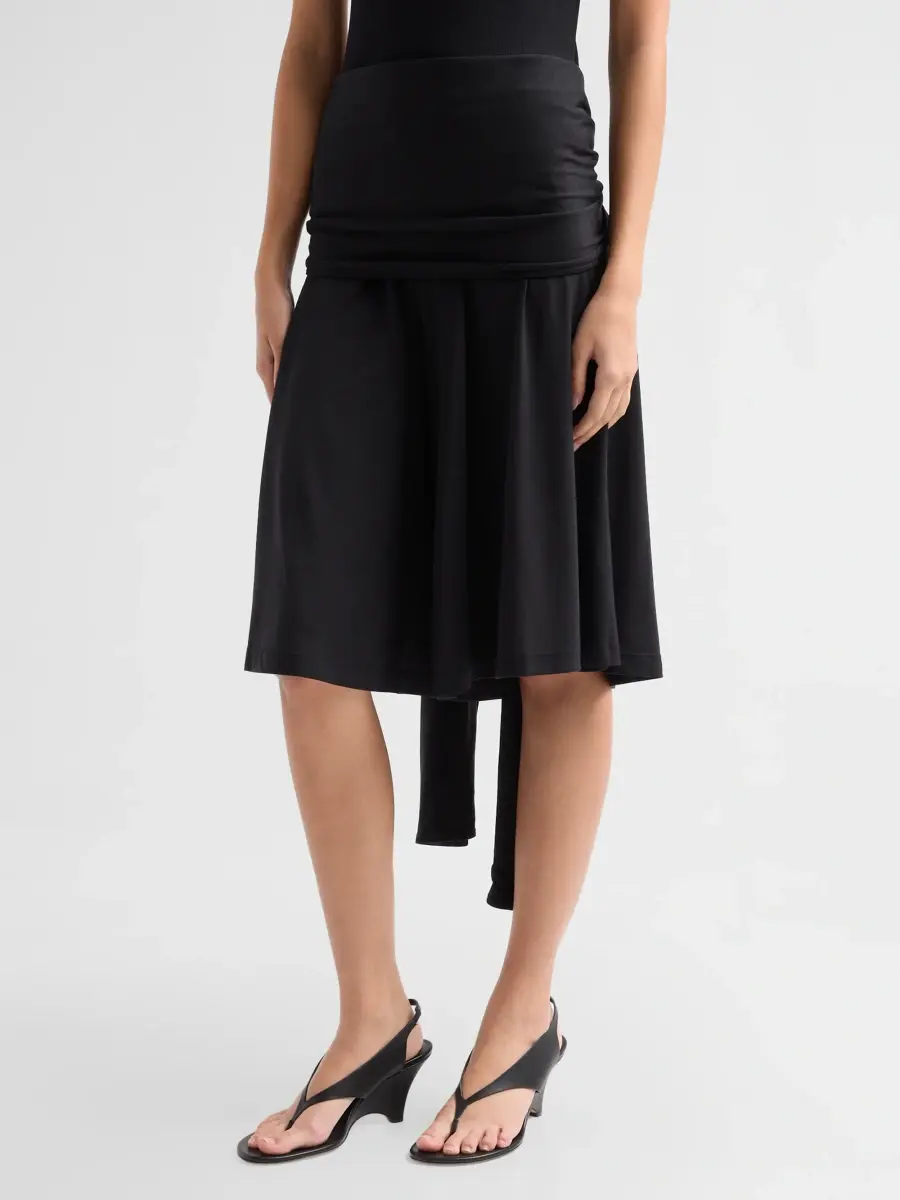 TOTEME Women's Tie-Waist Jersey Shorts | Thumbnail 4 TOTEME Women's Tie-Waist Jersey Shorts | Thumbnail 4