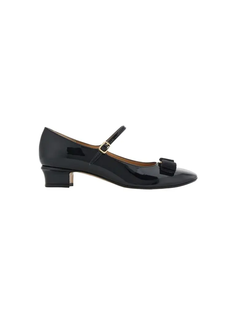 Women's Vally Bow 30MM Patent Leather Mary Janes Women's Vally Bow 30MM Patent Leather Mary Janes