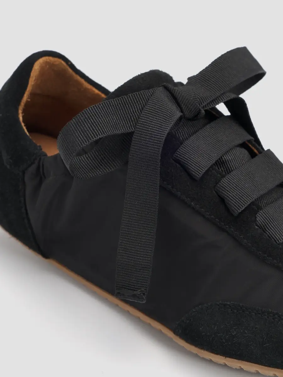 Odissì Women's Cass Mixed-Media Low-Top Sneakers | Thumbnail 3 Odissì Women's Cass Mixed-Media Low-Top Sneakers | Thumbnail 3