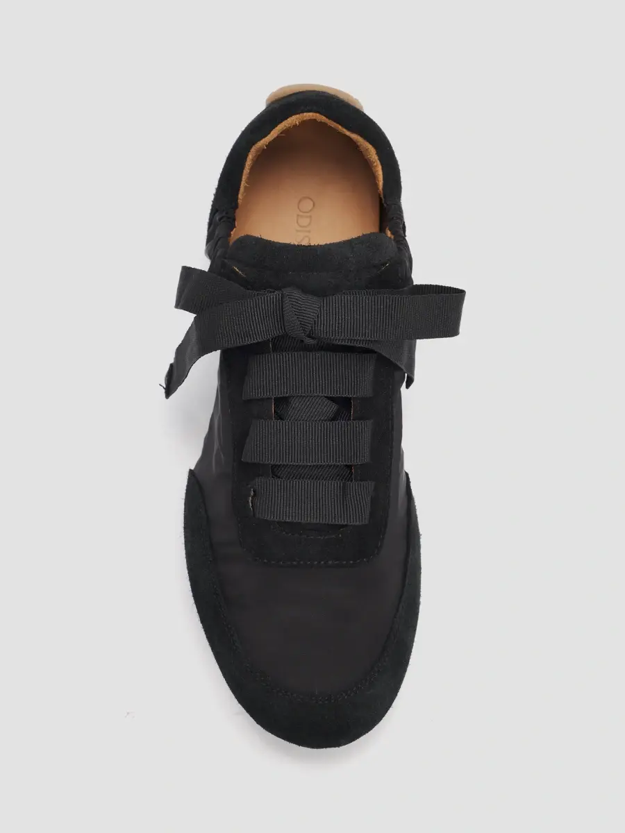 Odissì Women's Cass Mixed-Media Low-Top Sneakers | Thumbnail 4 Odissì Women's Cass Mixed-Media Low-Top Sneakers | Thumbnail 4