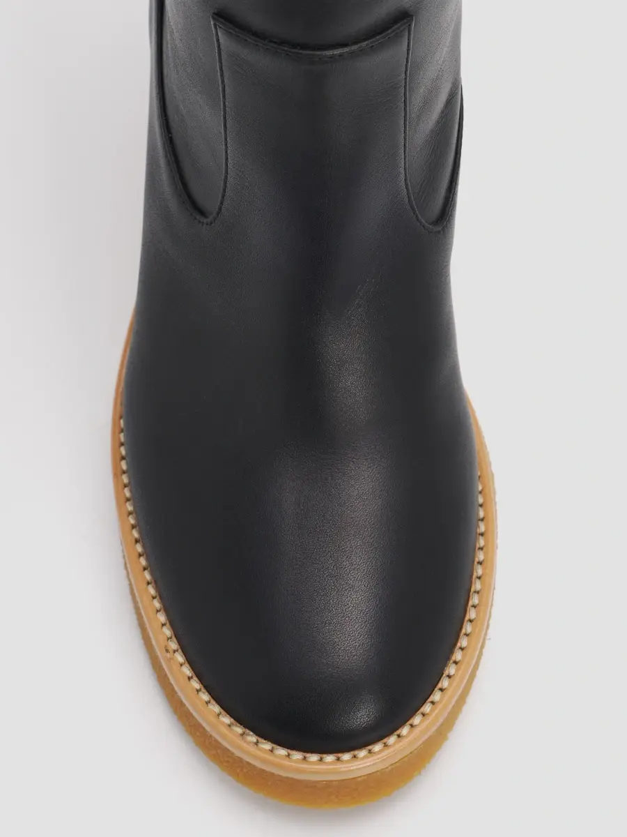 Odissì Women's Alma Shearling-Lined Leather Boots | Thumbnail 4 Odissì Women's Alma Shearling-Lined Leather Boots | Thumbnail 4