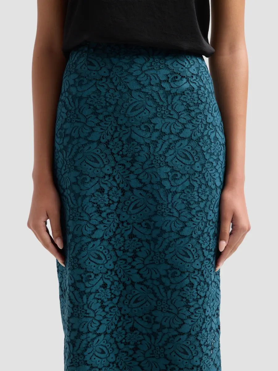 Chiara Boni La Petite Robe Women's Lace Pencil Midi Skirt | Thumbnail 5 Chiara Boni La Petite Robe Women's Lace Pencil Midi Skirt | Thumbnail 5