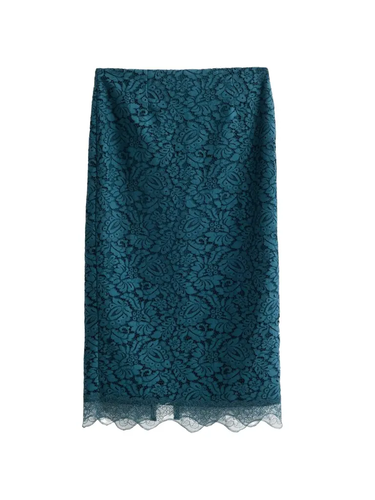Women's Lace Pencil Midi Skirt Women's Lace Pencil Midi Skirt