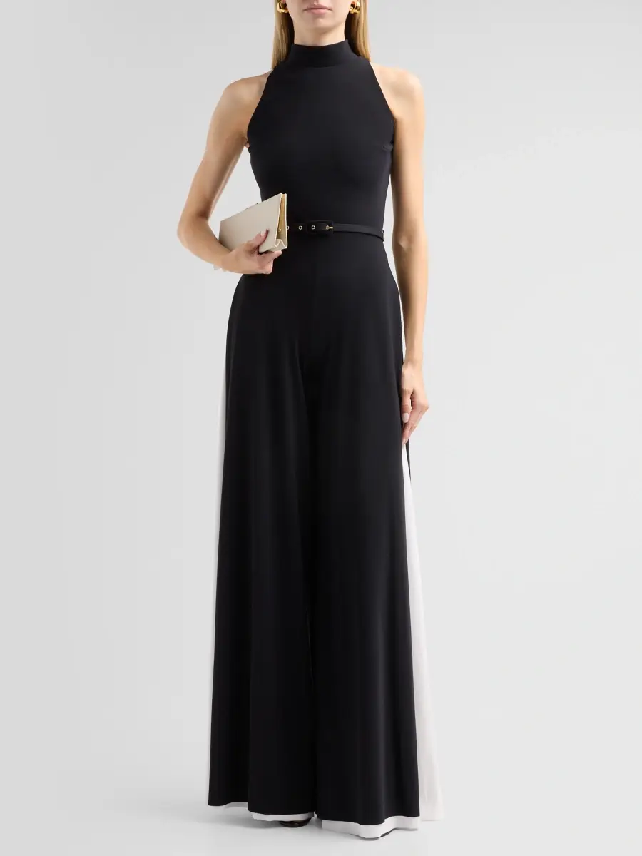 Chiara Boni La Petite Robe Women's Sadaf Jersey Jumpsuit | Thumbnail 2 Chiara Boni La Petite Robe Women's Sadaf Jersey Jumpsuit | Thumbnail 2