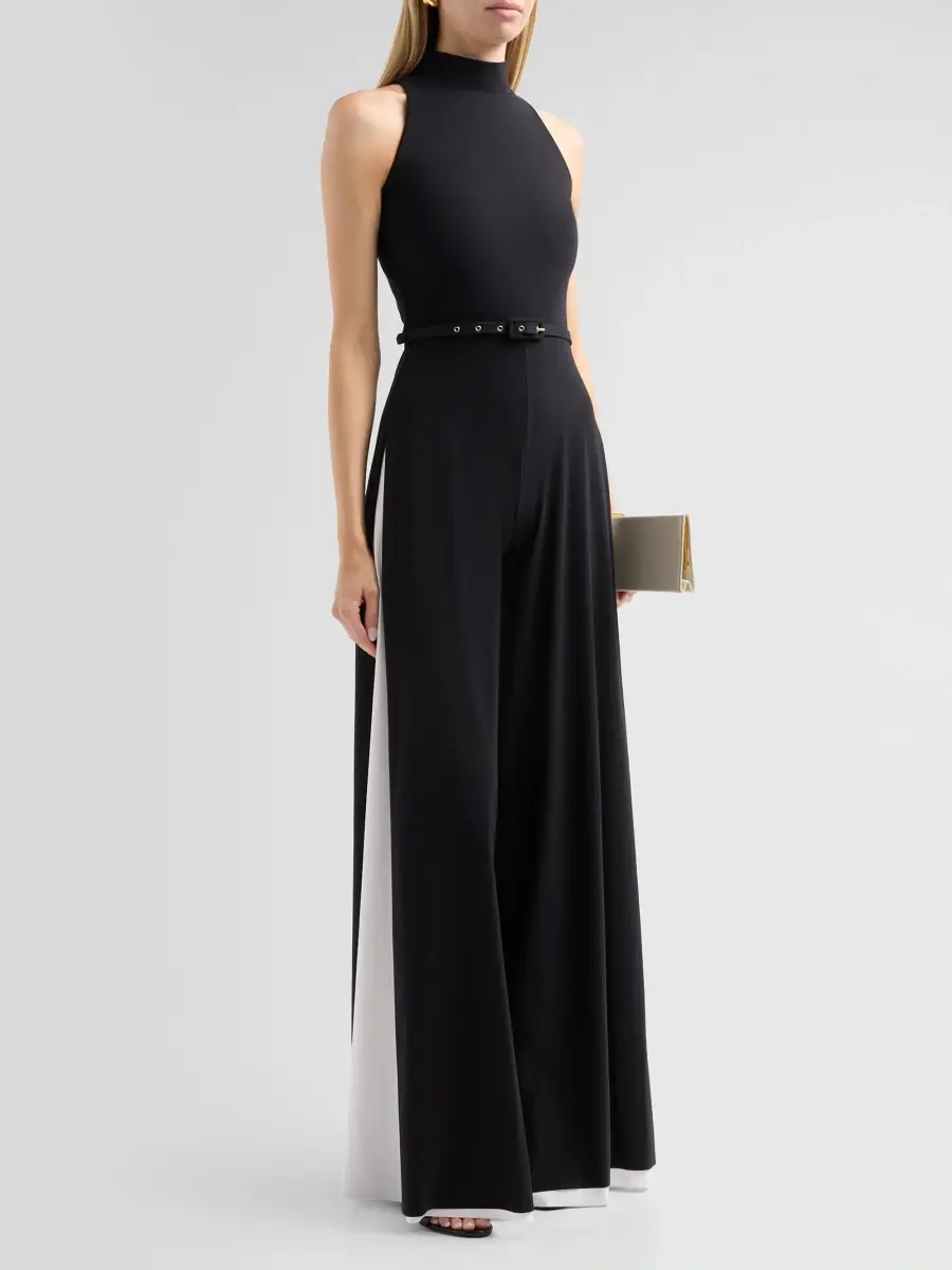 Chiara Boni La Petite Robe Women's Sadaf Jersey Jumpsuit | Thumbnail 4 Chiara Boni La Petite Robe Women's Sadaf Jersey Jumpsuit | Thumbnail 4