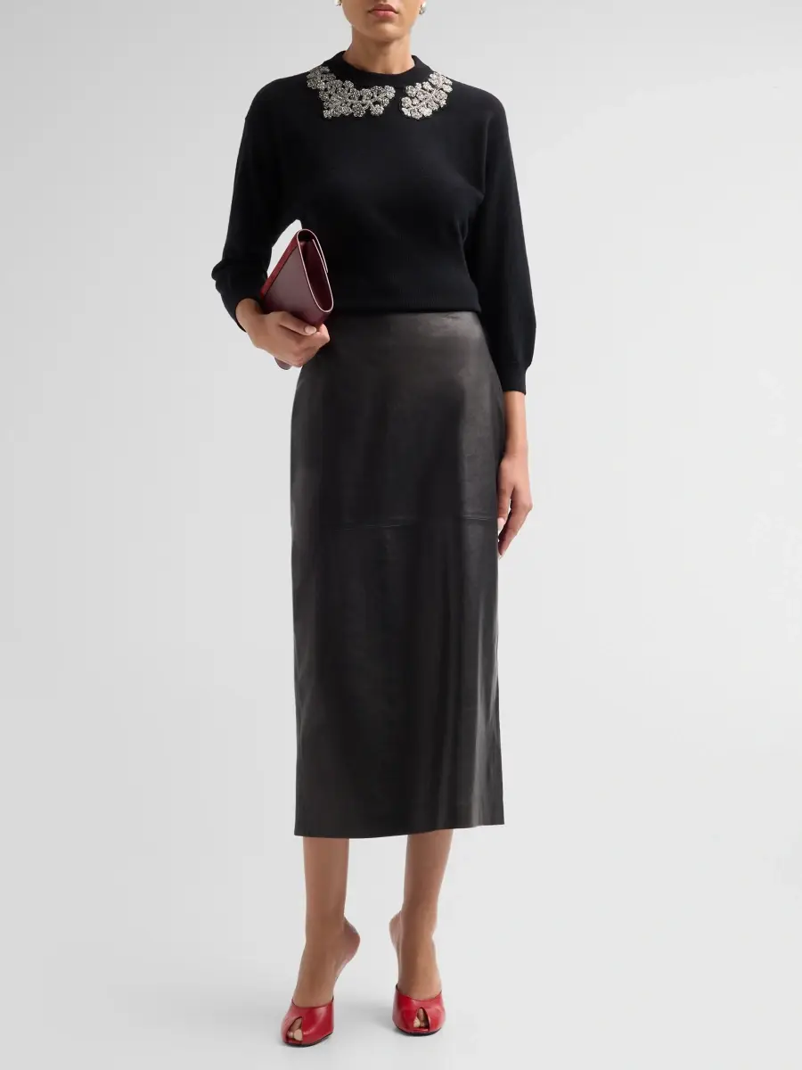 Chiara Boni La Petite Robe Women's Lissia Embellished Sweater | Thumbnail 2