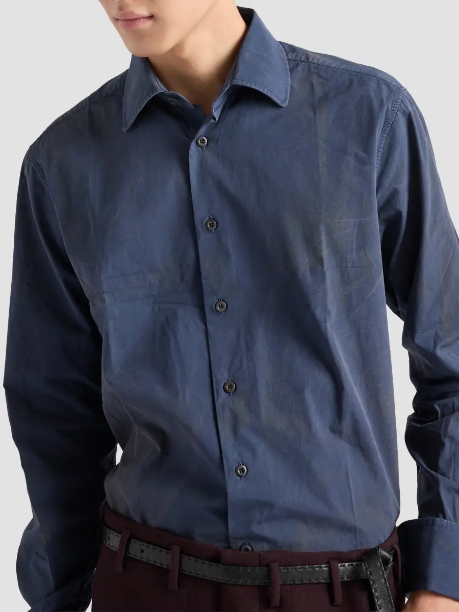 Prada Men's Cotton Shirt | Thumbnail 2 Prada Men's Cotton Shirt | Thumbnail 2