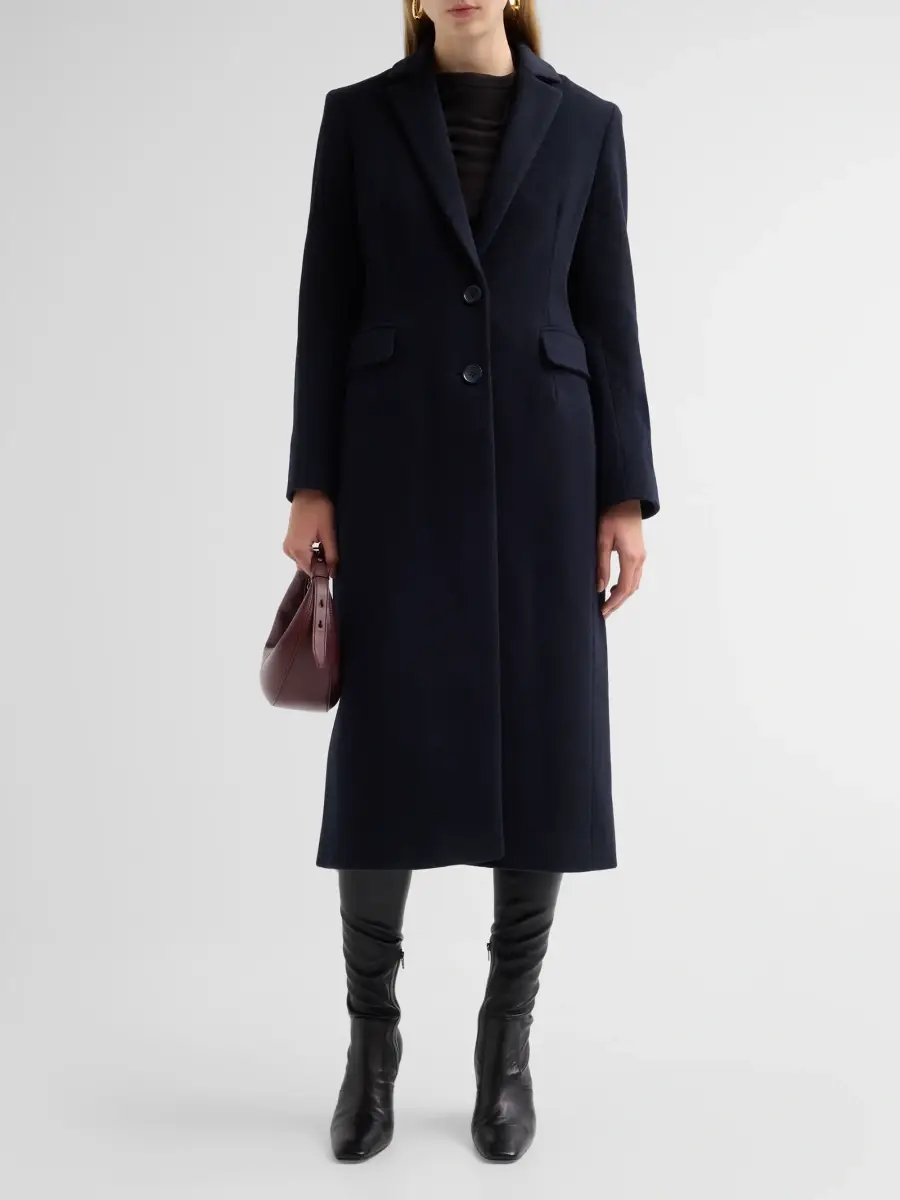 Cinzia Rocca Women's Icons Wool-Blend Longline Coat | Thumbnail 2 Cinzia Rocca Women's Icons Wool-Blend Longline Coat | Thumbnail 2
