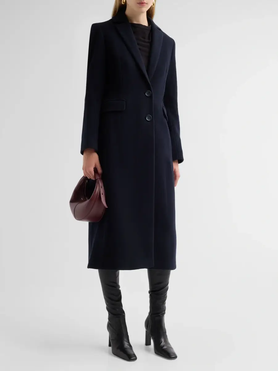 Cinzia Rocca Women's Icons Wool-Blend Longline Coat | Thumbnail 4 Cinzia Rocca Women's Icons Wool-Blend Longline Coat | Thumbnail 4