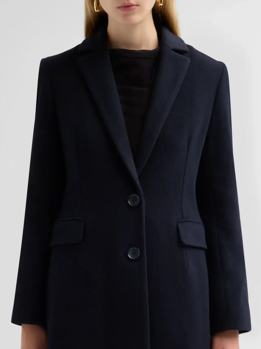 Cinzia Rocca Women's Icons Wool-Blend Longline Coat | Thumbnail 5 Cinzia Rocca Women's Icons Wool-Blend Longline Coat | Thumbnail 5