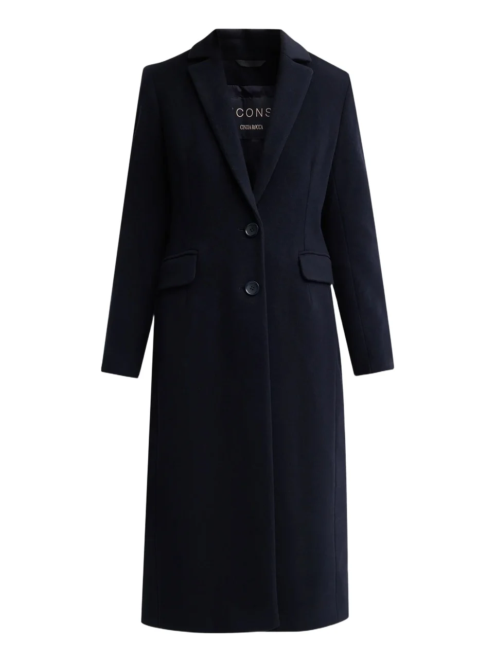 Women's Icons Wool-Blend Longline Coat
