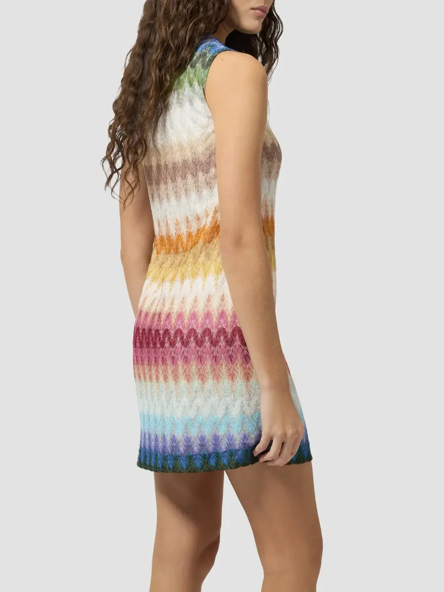 Missoni Women's Chevron Stripe Shift Mini Dress | Thumbnail 3 Missoni Women's Chevron Stripe Shift Mini Dress | Thumbnail 3