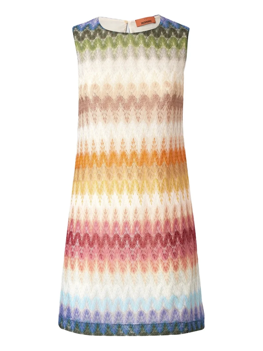 Missoni Women's Chevron Stripe Shift Mini Dress