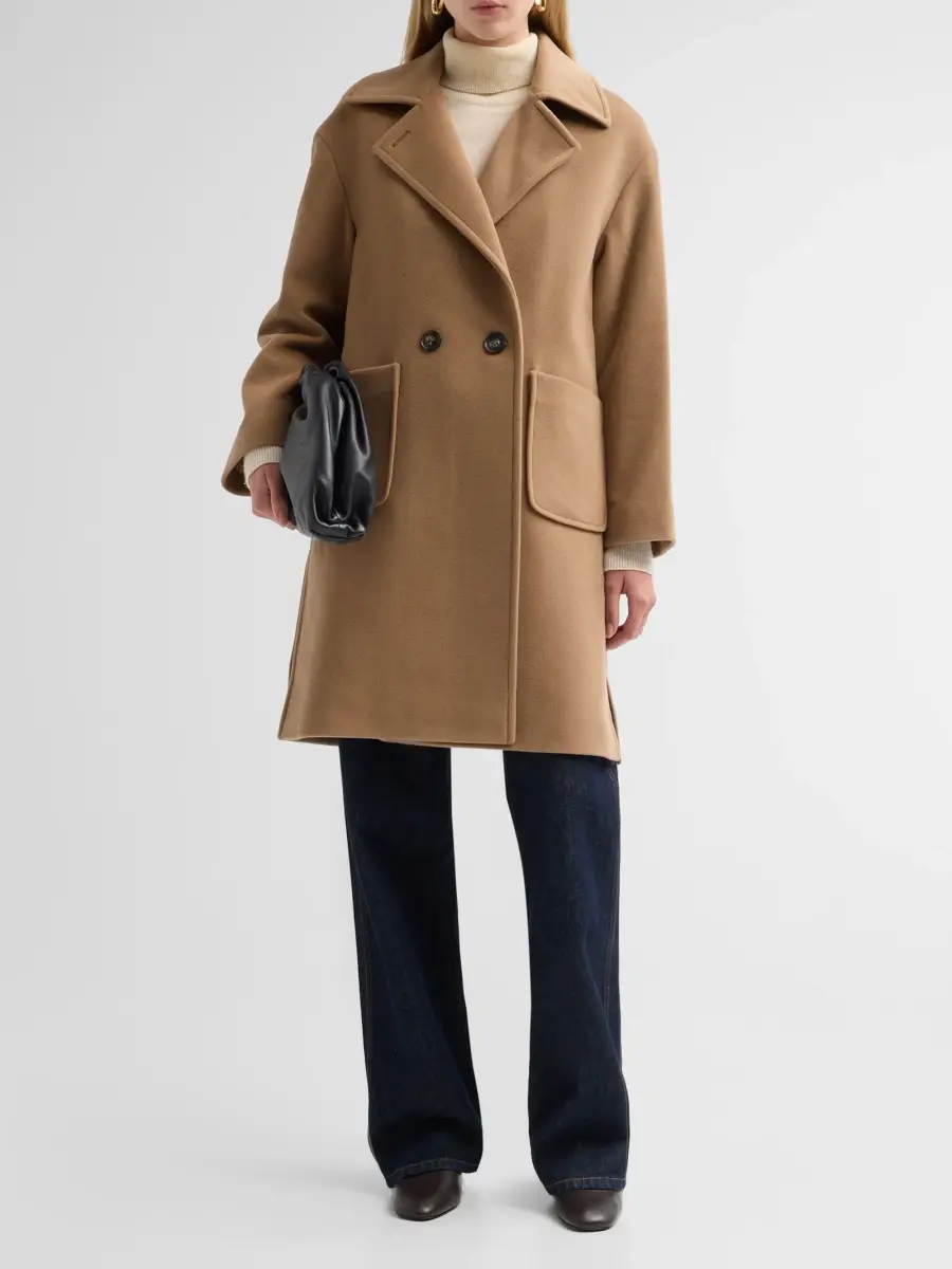 Cinzia Rocca Women's Icons Wool & Cashmere-Blend Double-Breasted Coat | Thumbnail 2 Cinzia Rocca Women's Icons Wool & Cashmere-Blend Double-Breasted Coat | Thumbnail 2