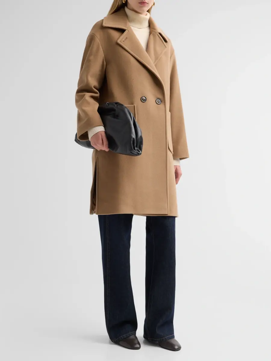 Cinzia Rocca Women's Icons Wool & Cashmere-Blend Double-Breasted Coat | Thumbnail 4 Cinzia Rocca Women's Icons Wool & Cashmere-Blend Double-Breasted Coat | Thumbnail 4