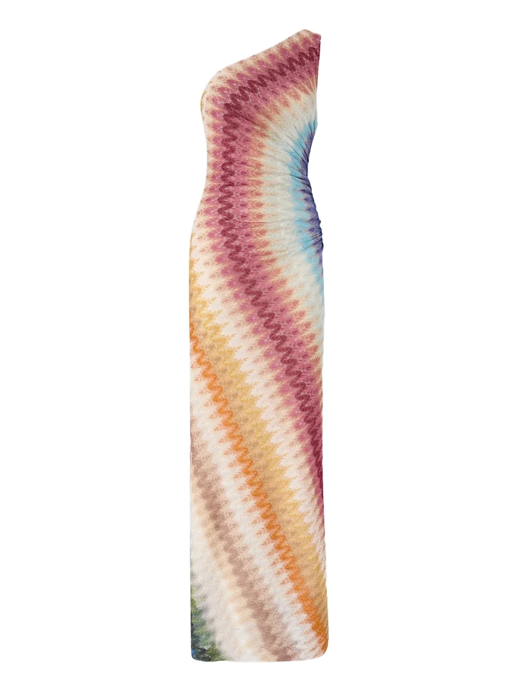 Women's Gradient One-Shoulder Maxi Dress