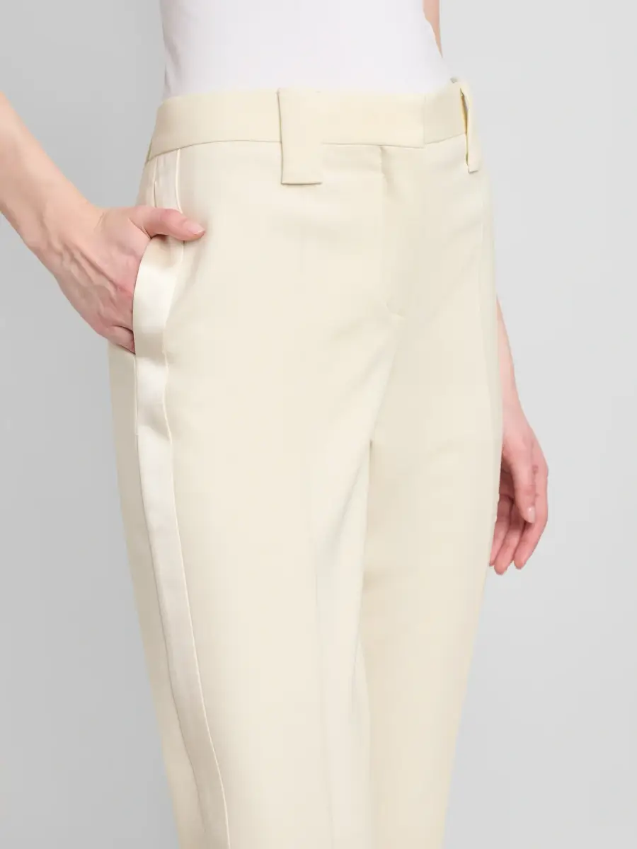 Versace Women's Stretch Wool Evening Pants | Thumbnail 5 Versace Women's Stretch Wool Evening Pants | Thumbnail 5