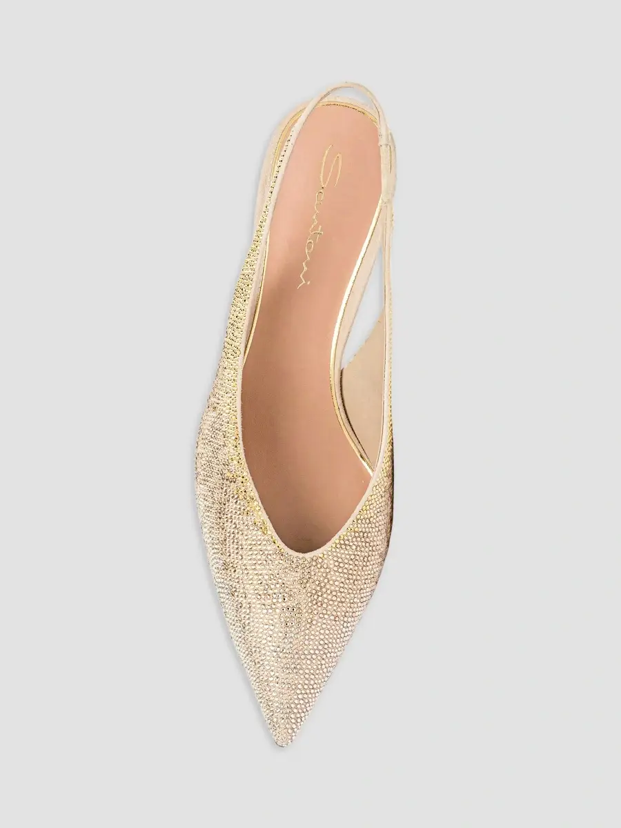 Santoni Women's 55MM Leather Slingback Pumps | Thumbnail 5