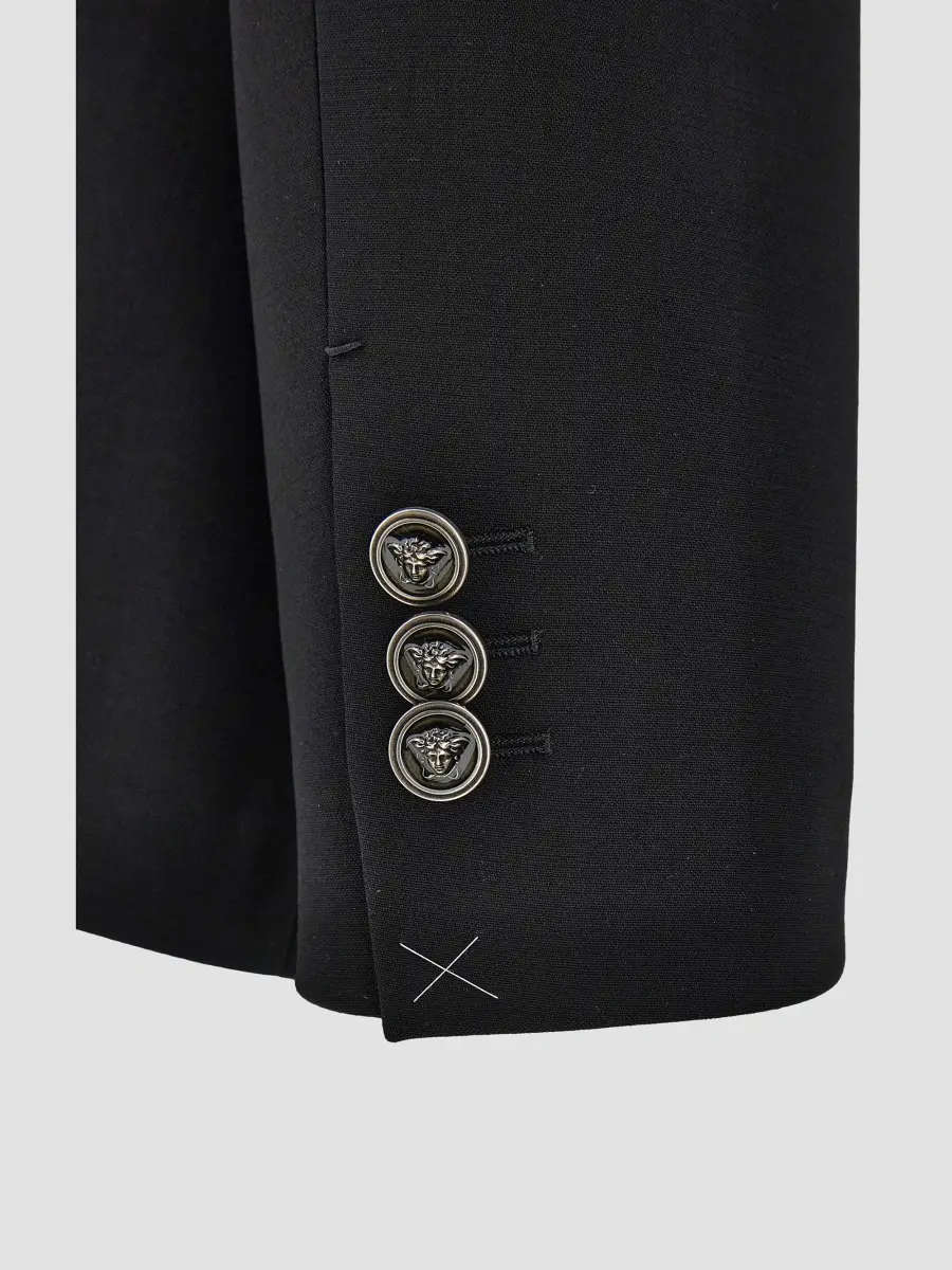 Versace Men's Stretch-Virgin Wool Peak-Lapel Blazer | Thumbnail 5 Versace Men's Stretch-Virgin Wool Peak-Lapel Blazer | Thumbnail 5