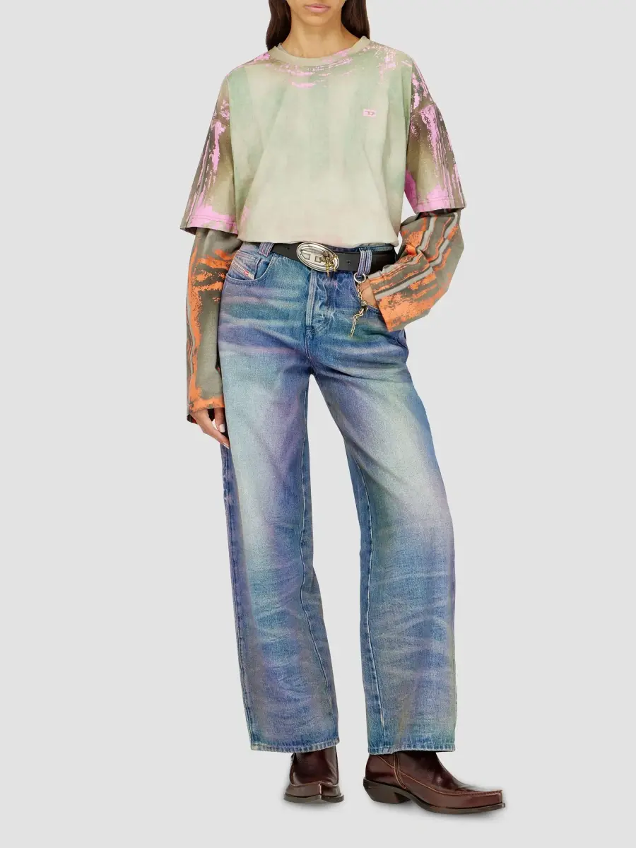 Diesel Men's 1982 Hakou Wide-Leg Jeans | Thumbnail 2 Diesel Men's 1982 Hakou Wide-Leg Jeans | Thumbnail 2