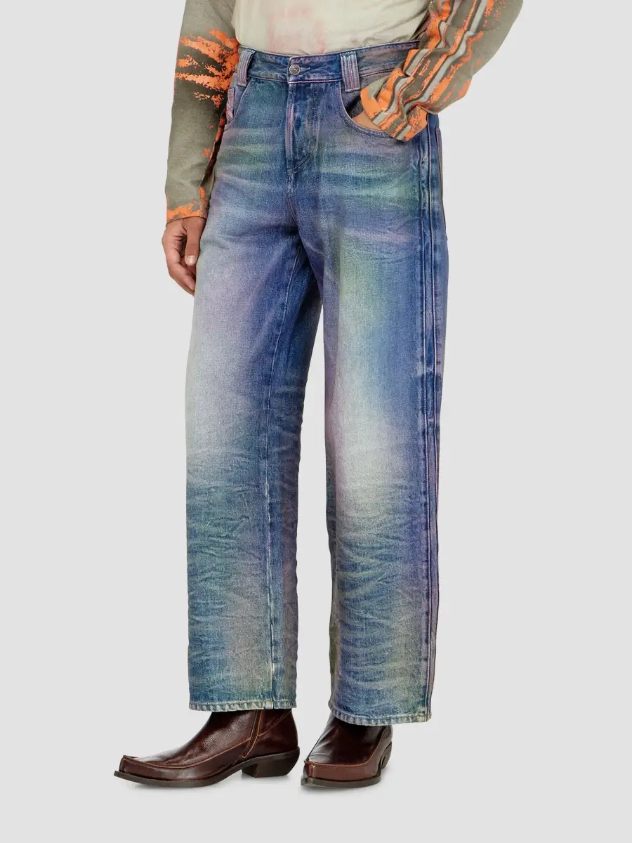 Diesel Men's 1982 Hakou Wide-Leg Jeans | Thumbnail 7 Diesel Men's 1982 Hakou Wide-Leg Jeans | Thumbnail 7