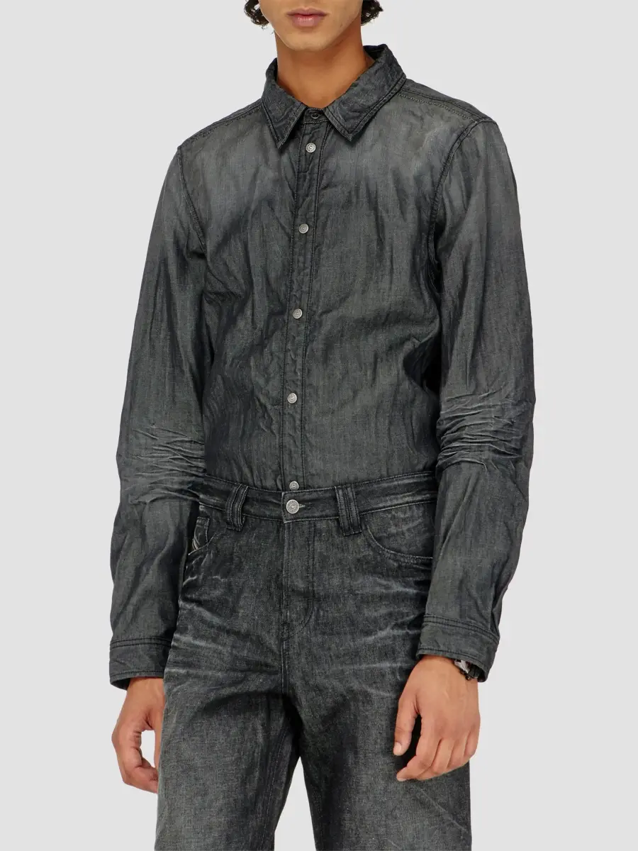 Diesel Men's Synar Denim Shirt | Thumbnail 4