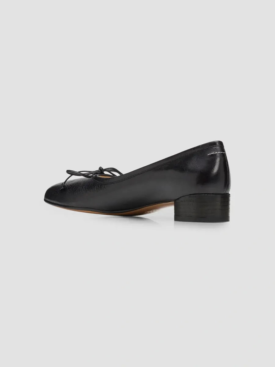 MM6 MAISON MARGIELA Women's Bow-Detail 30MM Leather Pumps | Thumbnail 4 MM6 MAISON MARGIELA Women's Bow-Detail 30MM Leather Pumps | Thumbnail 4