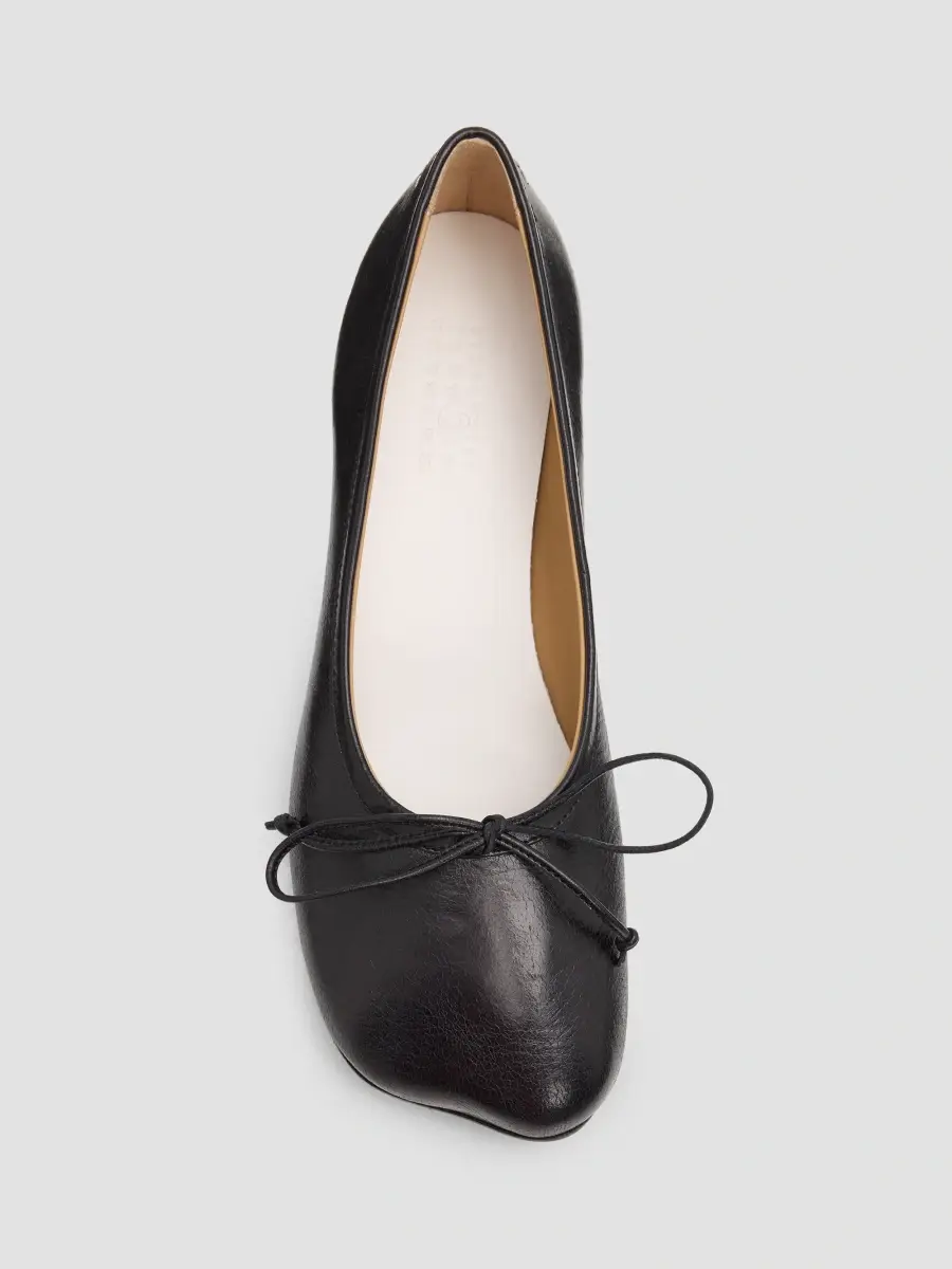 MM6 MAISON MARGIELA Women's Bow-Detail 30MM Leather Pumps | Thumbnail 6 MM6 MAISON MARGIELA Women's Bow-Detail 30MM Leather Pumps | Thumbnail 6