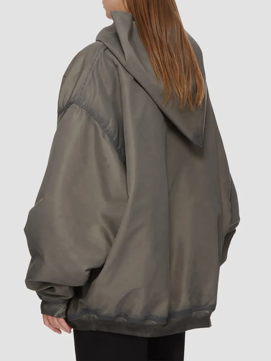 Rick Owens Men's Mountain Hun Hooded Jacket | Thumbnail 3 Rick Owens Men's Mountain Hun Hooded Jacket | Thumbnail 3