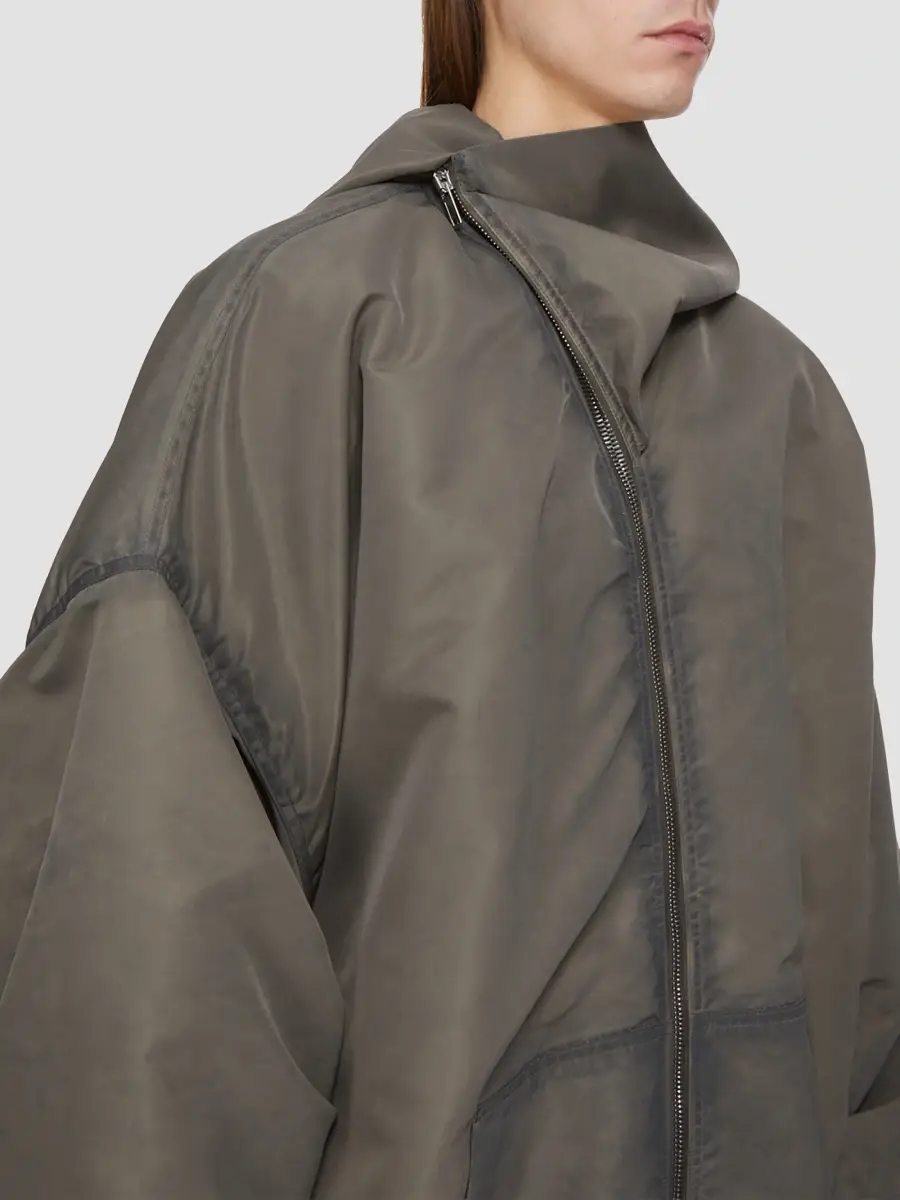 Rick Owens Men's Mountain Hun Hooded Jacket | Thumbnail 5 Rick Owens Men's Mountain Hun Hooded Jacket | Thumbnail 5