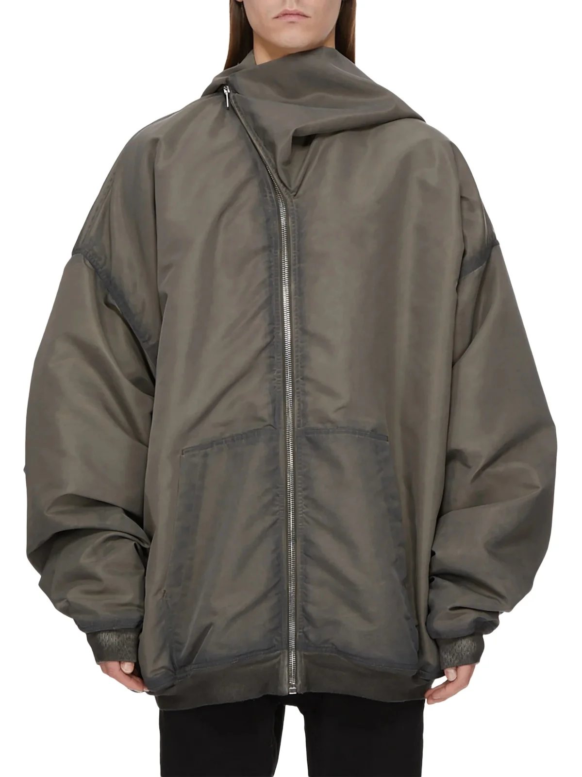 Rick Owens Men's Mountain Hun Hooded Jacket