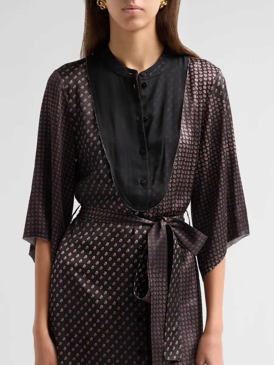 Maison Margiela Women's Belted Day Midi Dress | Thumbnail 5