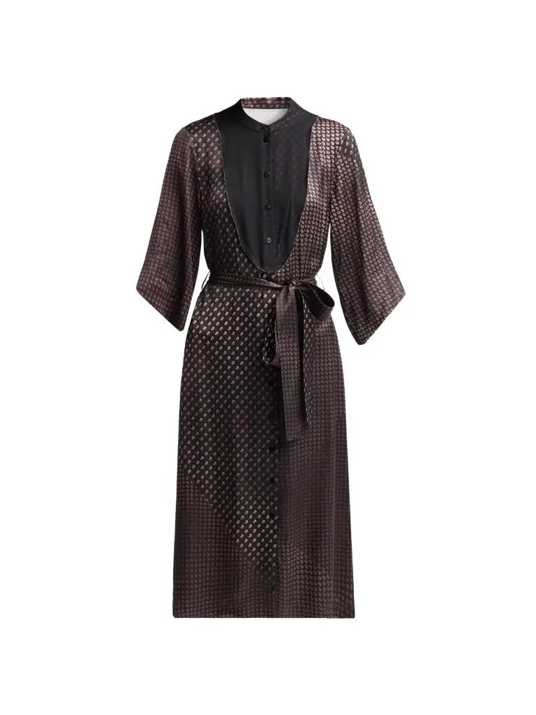 Maison Margiela Women's Belted Day Midi Dress