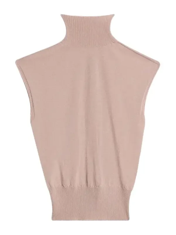 Women's Wool Sleeveless Turtleneck Women's Wool Sleeveless Turtleneck