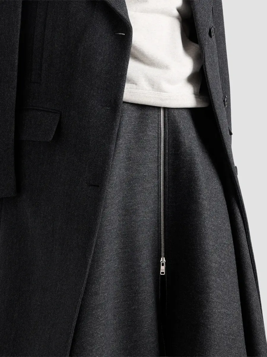 Prada Women's Single Breasted Double Wool Coat | Thumbnail 3