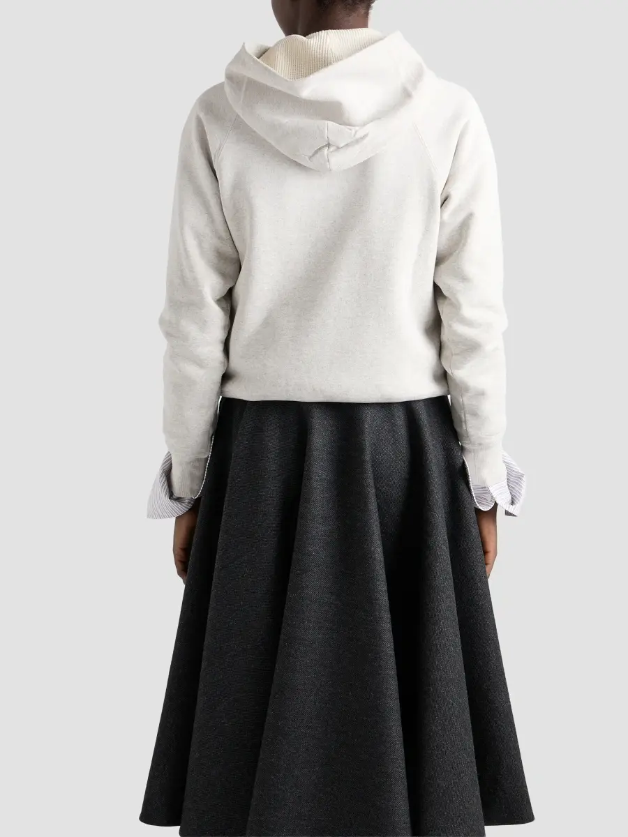 Prada Women's Single Breasted Double Wool Coat | Thumbnail 6