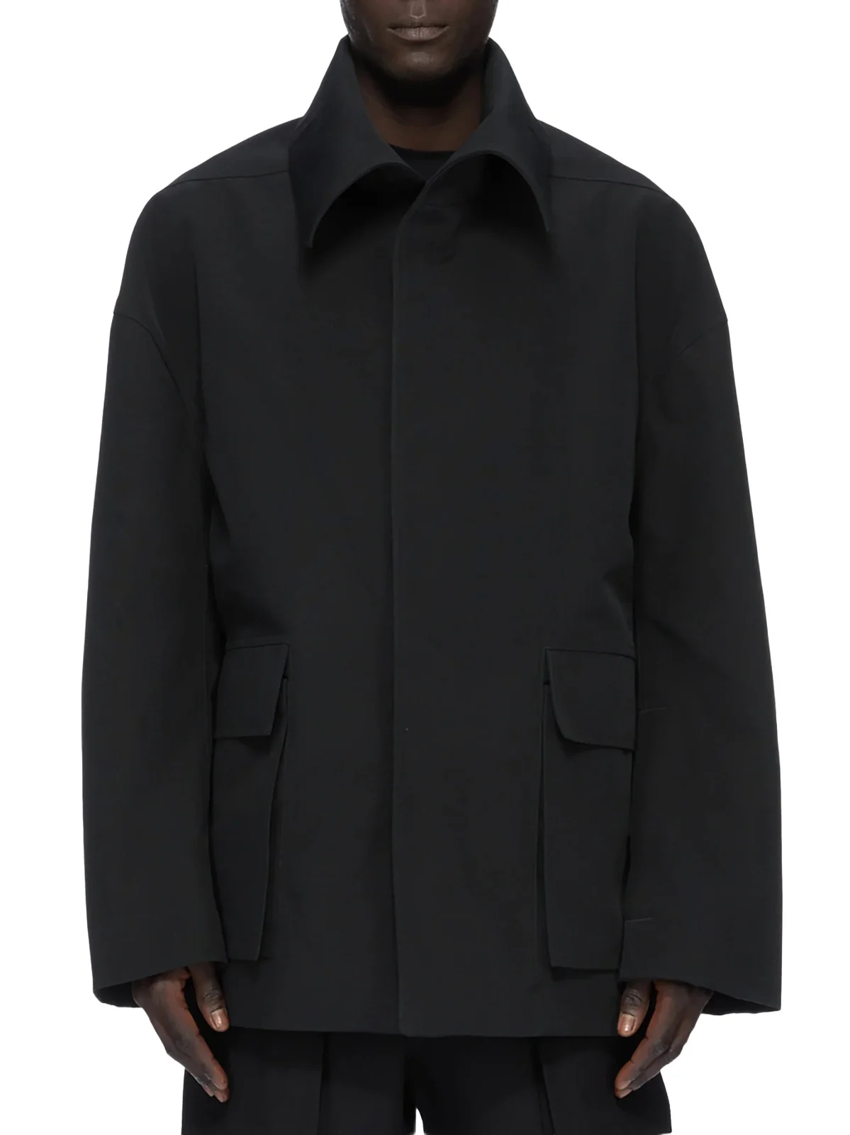 Men's Imbottita Cotton-Blend Shirt Jacket