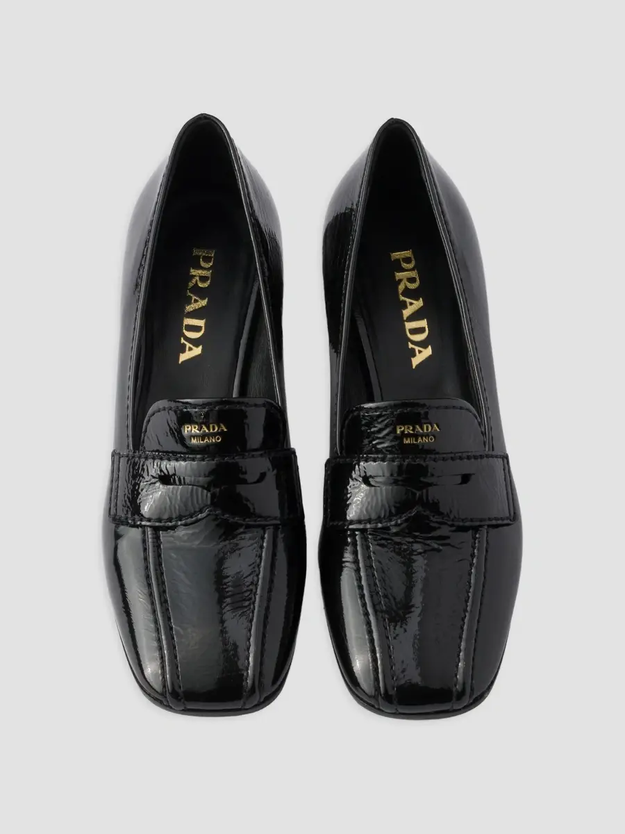 Prada Women's Patent Leather Loafers | Thumbnail 2 Prada Women's Patent Leather Loafers | Thumbnail 2
