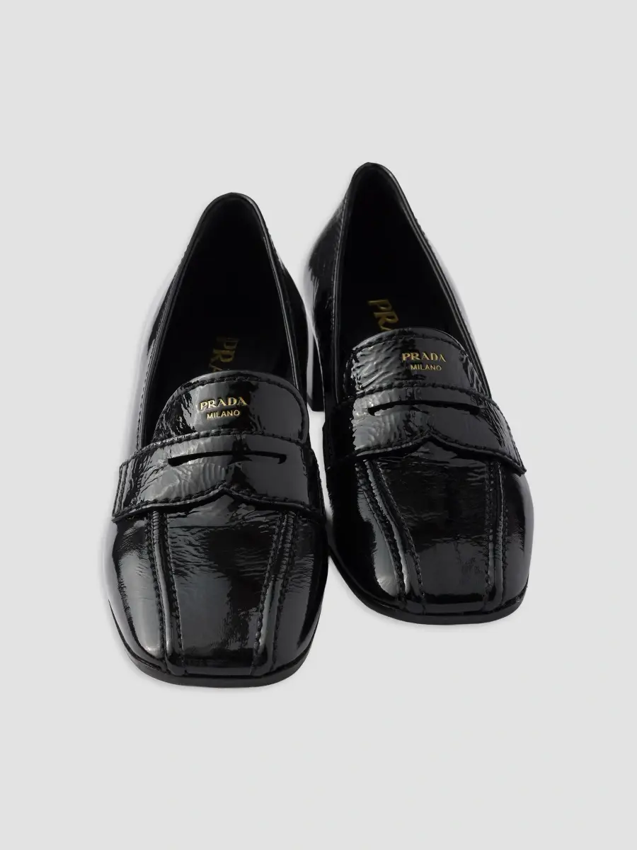 Prada Women's Patent Leather Loafers | Thumbnail 3 Prada Women's Patent Leather Loafers | Thumbnail 3