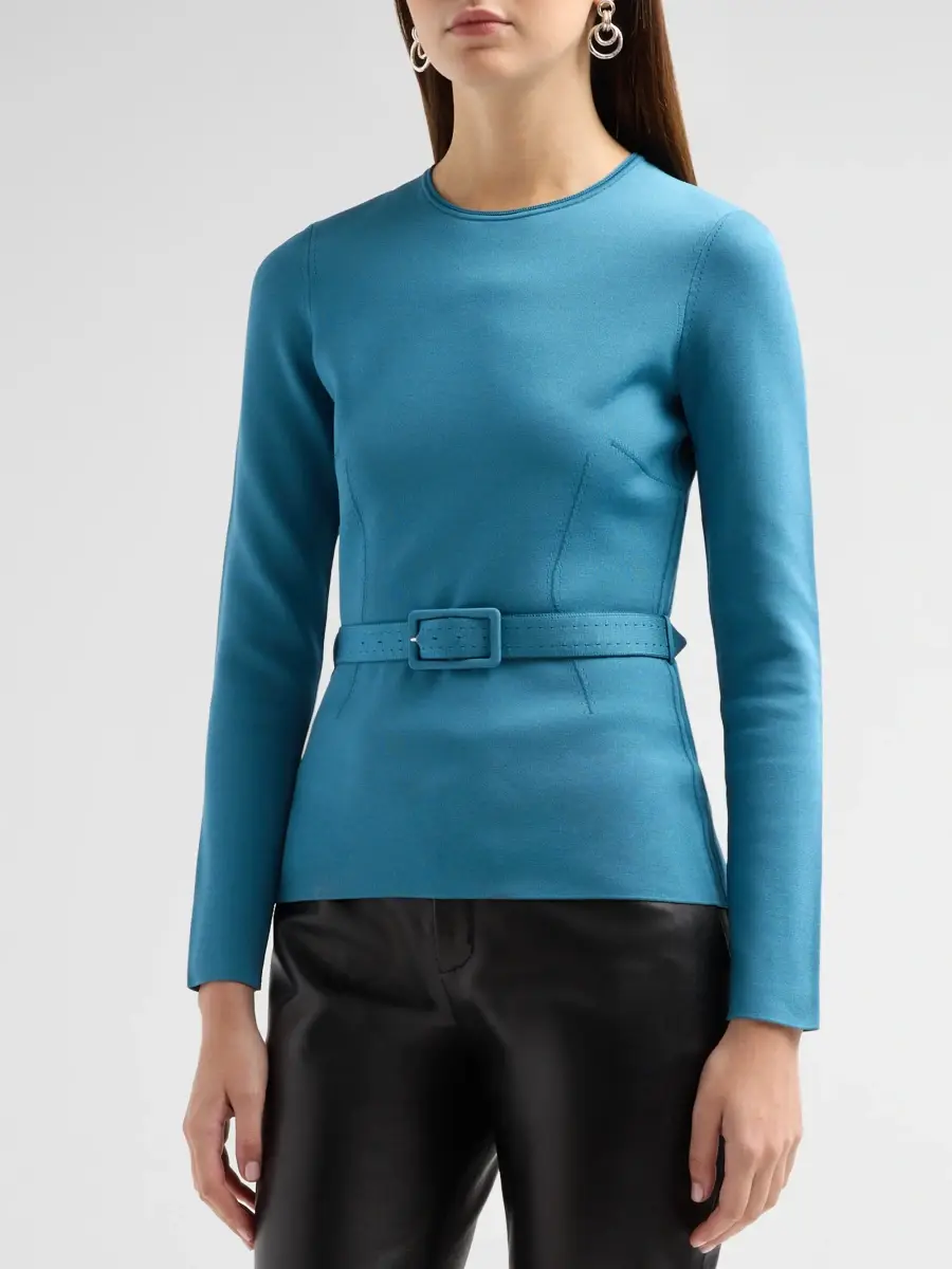 Tom Ford Women's Belted Knit Sweater | Thumbnail 4