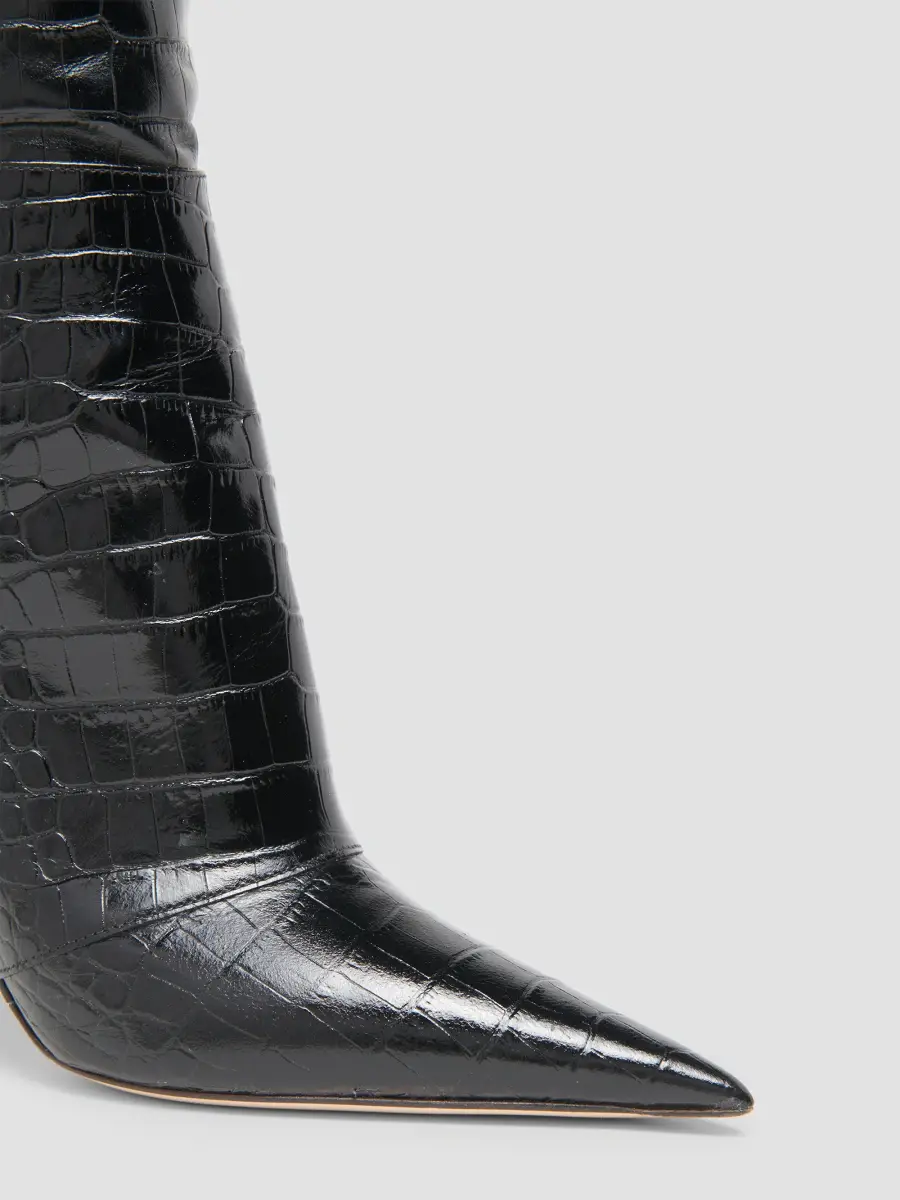 Tom Ford Women's Vertigo 105MM Croc-Embossed Leather Boots | Thumbnail 4 Tom Ford Women's Vertigo 105MM Croc-Embossed Leather Boots | Thumbnail 4